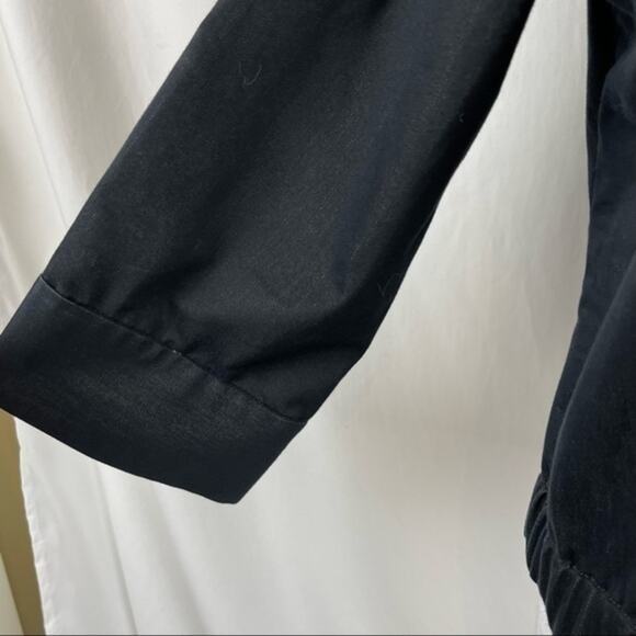 Anne Klein Stretch Black Neutral Minimalist Casual Jacket NWOT Size 8 - Picture 4 of 10